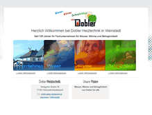 Tablet Screenshot of dobler-heiztechnik.de